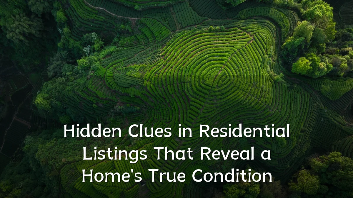 Hidden Clues in Residential Listings That Reveal a Home's True Condition