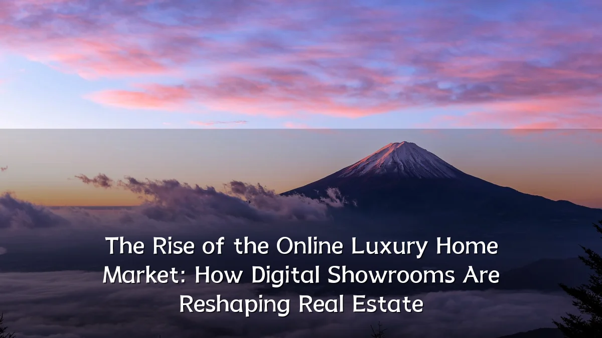 The Rise of the Online Luxury Home Market: How Digital Showrooms Are Reshaping Real Estate